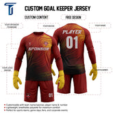 Custom Blaze Soccer Goalkeeper Jersey Set
